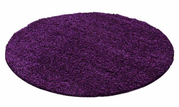 Life Shaggy Plain Purple Rug